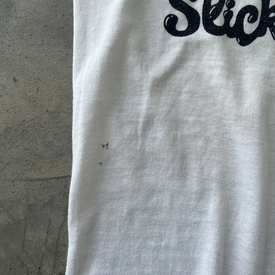 Camiseta Harley Davidson Champion vintage años 70 Slick Operator motocicleta M Foto 3 de 4