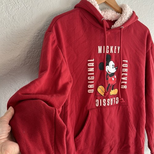 Sudadera con Capucha Mickey Mouse Roja Polar Forever Original Clásica Disney WDW - Imagen 2 de 7