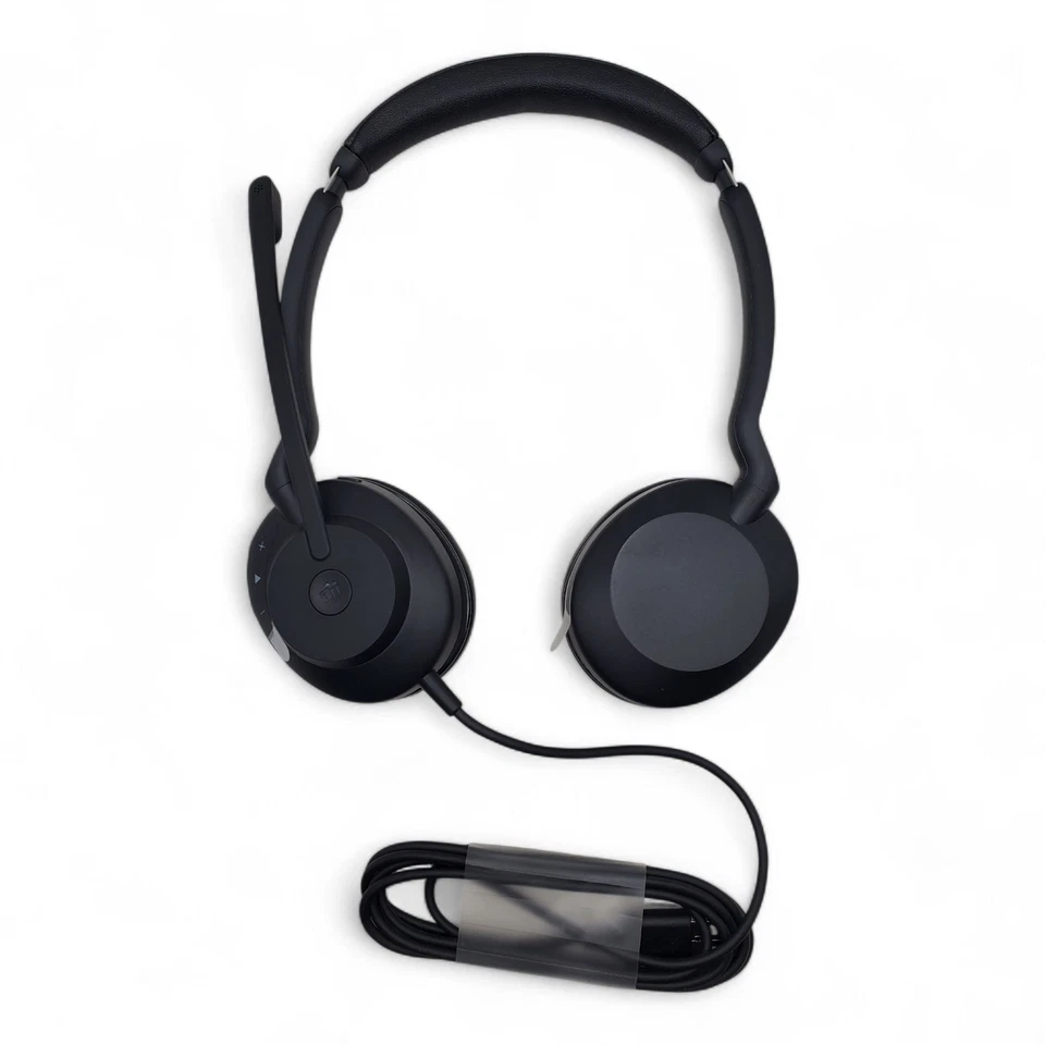 Jabra Evolve2 30 USB-A Wired Stereo Headset – Mint Condition w/ Case - Image 3 of 4