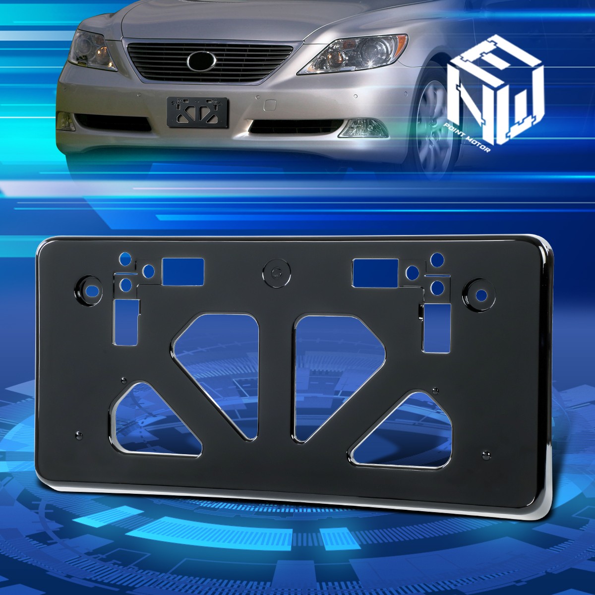For 07-09 Lexus LS460 LS600H Factory Style Front License Plate