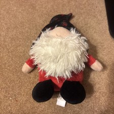 Aurora World Inc Plush Gnome Hearts On Hat Red Outfit