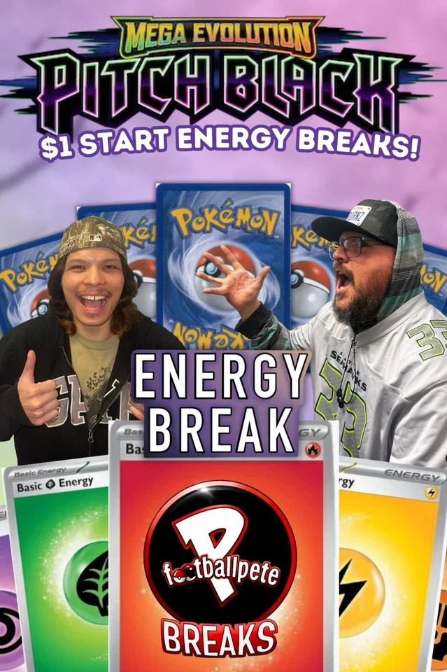 💦🔥🍃$1 START POKEMON ENERGY BREAKS!🍃🔥💦 W/PFOOTBALL