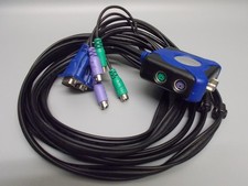 KVM Switch Cable, PS/2 To VGA, Approximately 2.50 M, Vintage. K-456-17