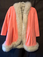 Christian Dior Damen Jacke Rosa/Weiß Fellbes...