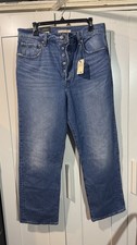 Levi's Men's 501 '90s Jeans Blue Selvedge Denim Straight Leg NWT 33x32