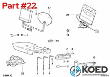 Original BMW Sensormatte Beifahrersitzerkennung 65778367599