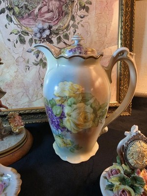 Vintage Prince Regent Bavaria Floral Rose Tea Pot