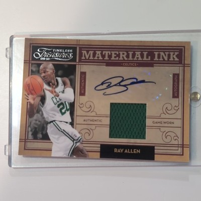 Panini 2009-10 Timeless Treasures Material Ink Ray Allen Auto Jersey /50 #15