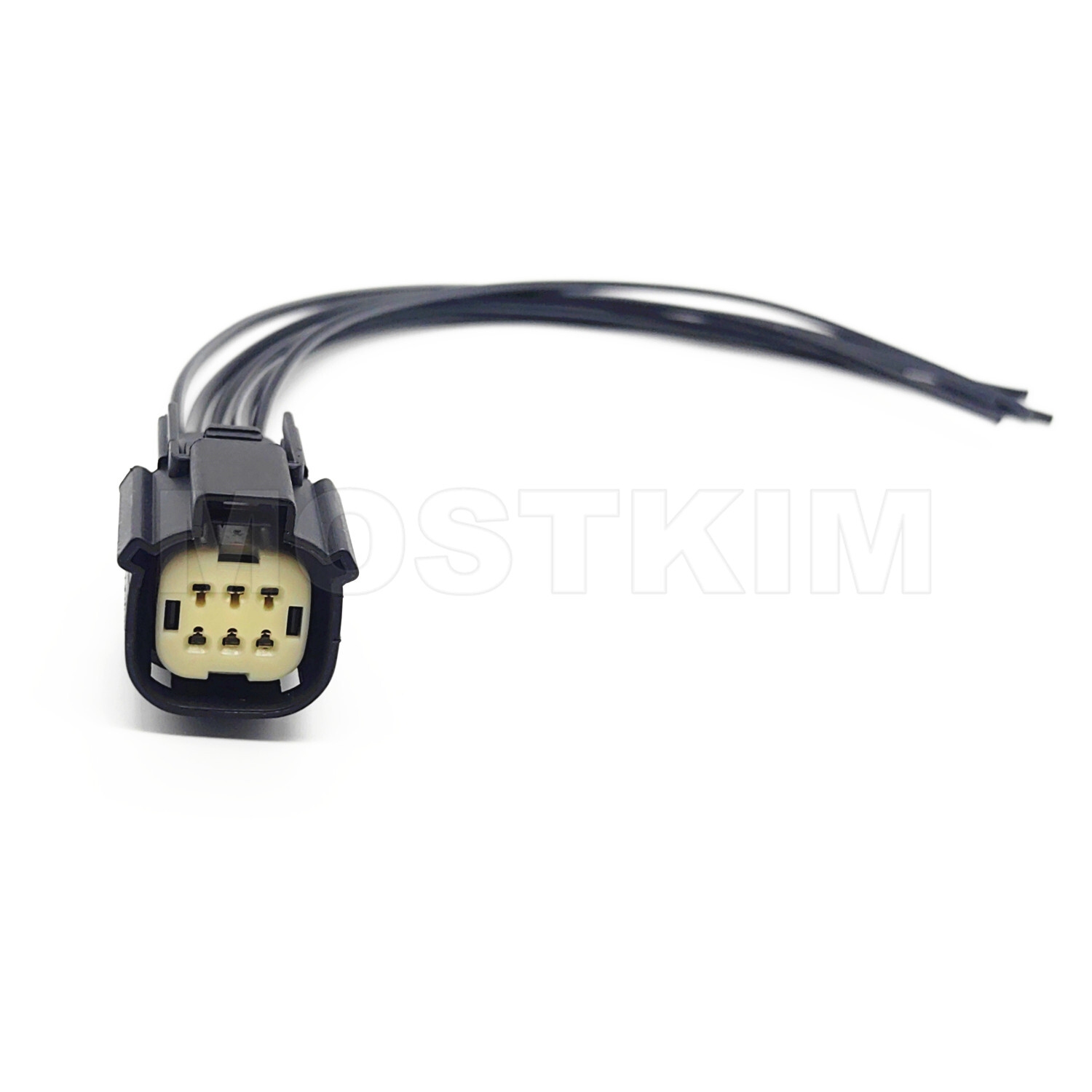 6-Pin Headlight Connector Pigtail Plug Fit For Jeep Wrangler 2019-2023