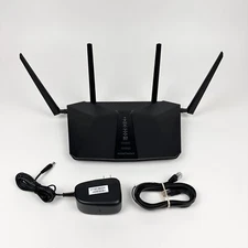 Netgear RAX43 NightHawk AX5 AX4200 5-Stream WiFi Router, Black, Tested