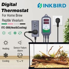 Inkbird Temperature Controller ITC-308 Thermostat Heating Cooling Fan Brewing AU