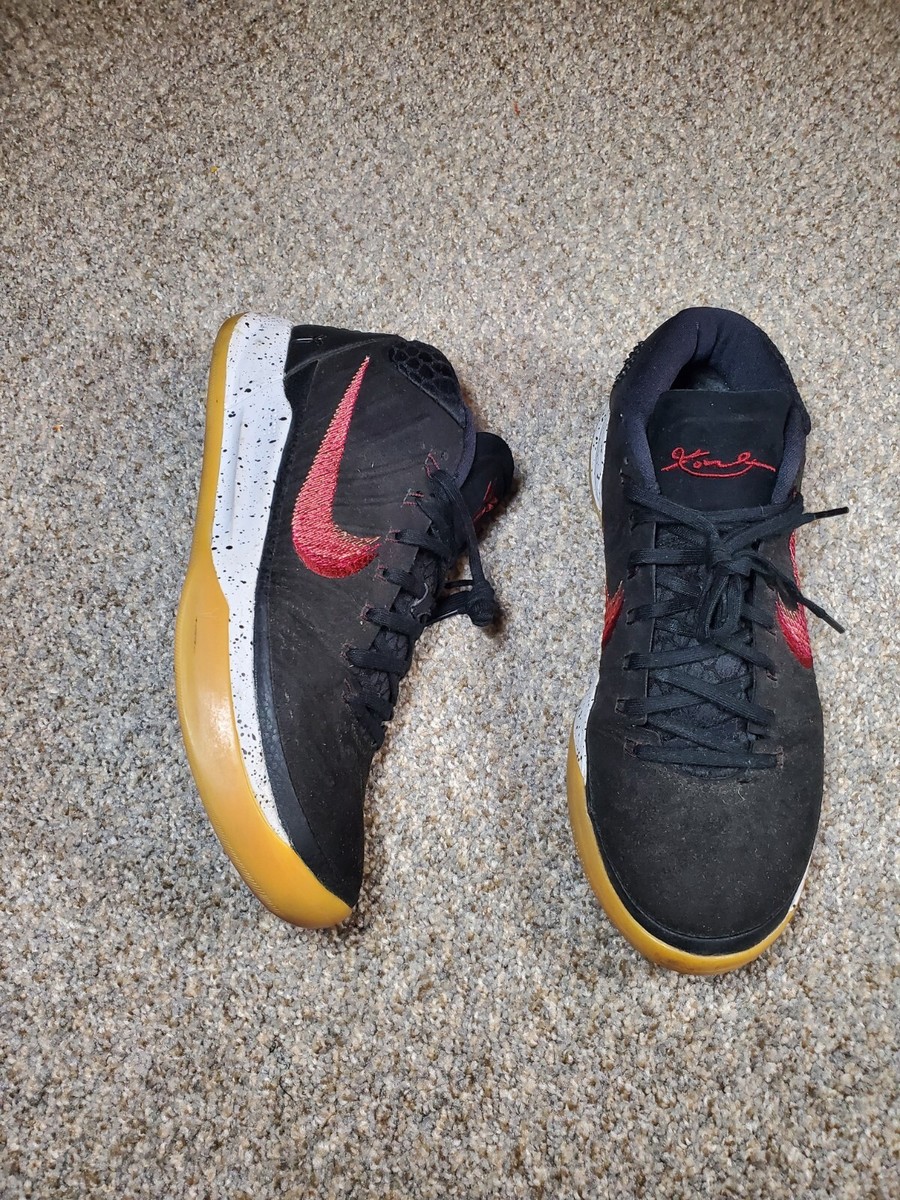 Nike Kobe A.D. Basketball Shoes Men's Size 8.5 Black Gum Pre-owned