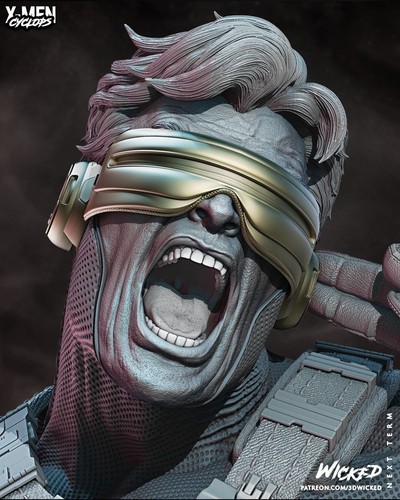 Cyclops, Resin Model Kit Painted 3d Printed GK Statue Figure - Picture 6 of 8