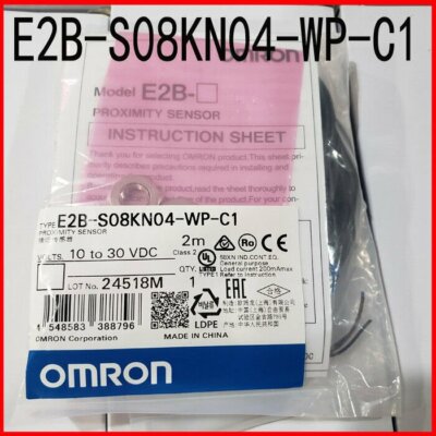 1Pcs New Omron Proximity Switch E2B-S08KN04-WP-C1 10-30VDC
