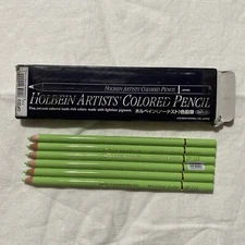 Holbein Artists' Colored Pencil - Lettuce Green, OP222 - 6 PCS.