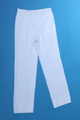 Pantalone pantaloni bianco marina militare divisa ufficiale marinaio | eBay