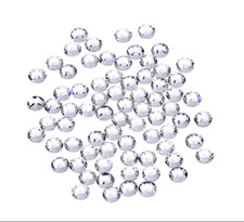 1000 Clear Crystal Rhinestones Acrylic Crystal Diamante Flat Back Gems Beads 