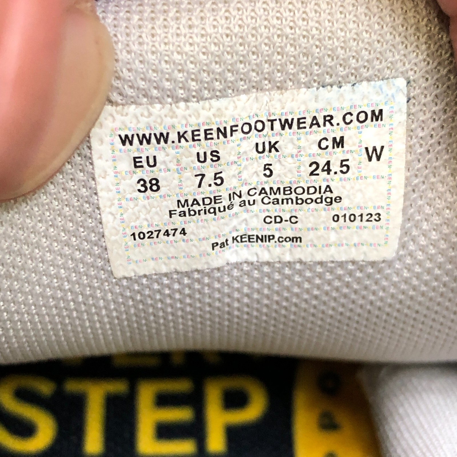 Scarpe donna Keen WK400 misura 7 5 grigio chiaro 1027474 dondolo da passeggio INDOSSATE 1x