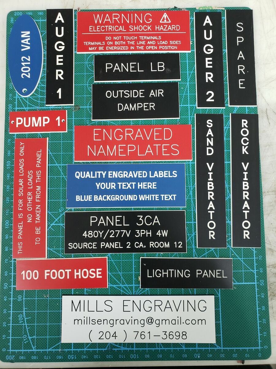 Electrical Panel Labels