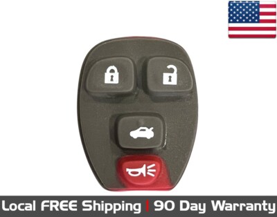 Replacement Key Fob Rubber Button Pad – Fits Cadillac Chevy GMC Buick – 1x New