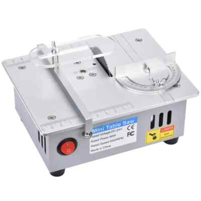 Precision Desktop Miniature Table Saw Benchtop Cutting Machine Small Power Saw