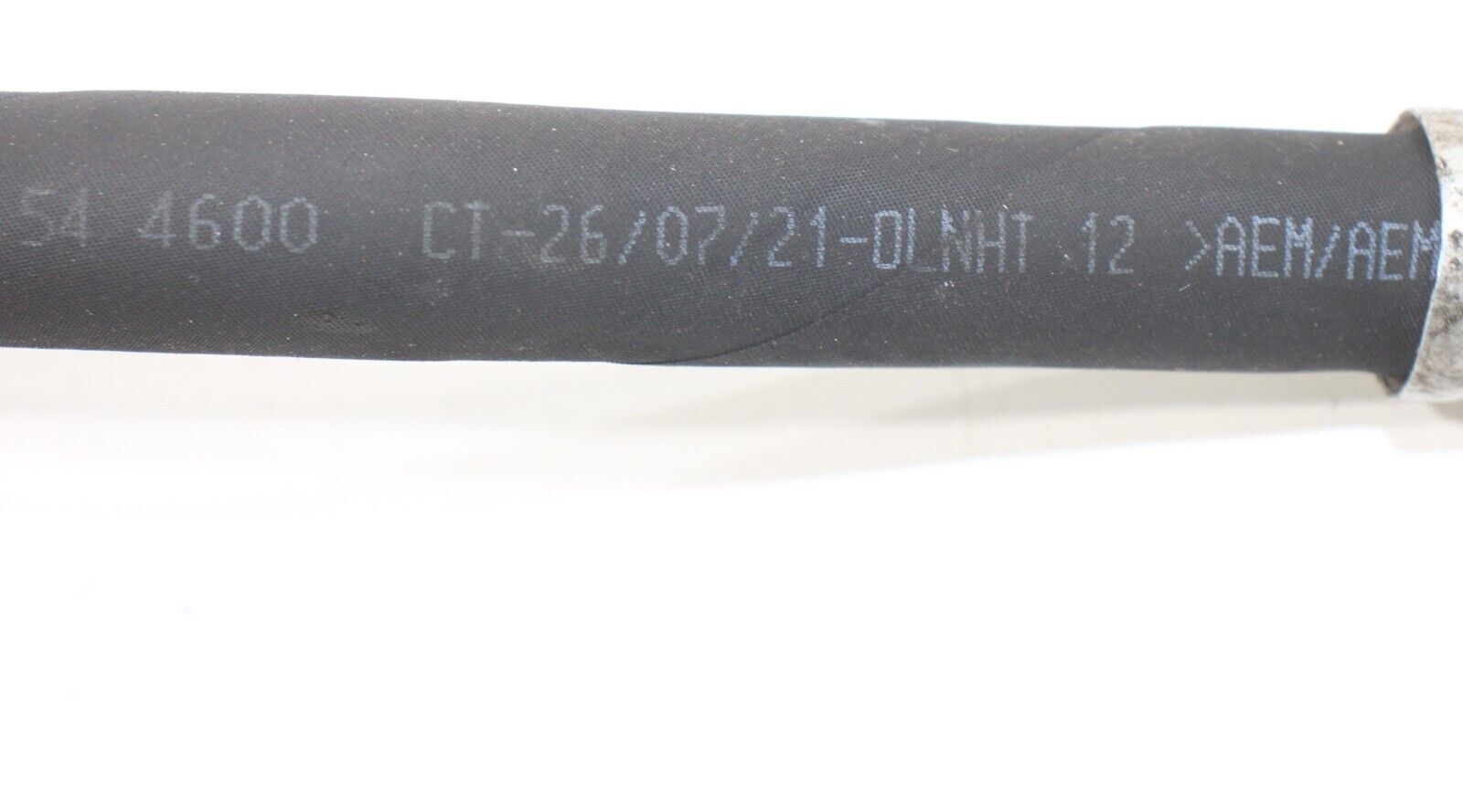 2007 - 2008 ASTON MARTIN V8 VANTAGE TRANSMISSION OIL COOLER INLET HOSE OEM