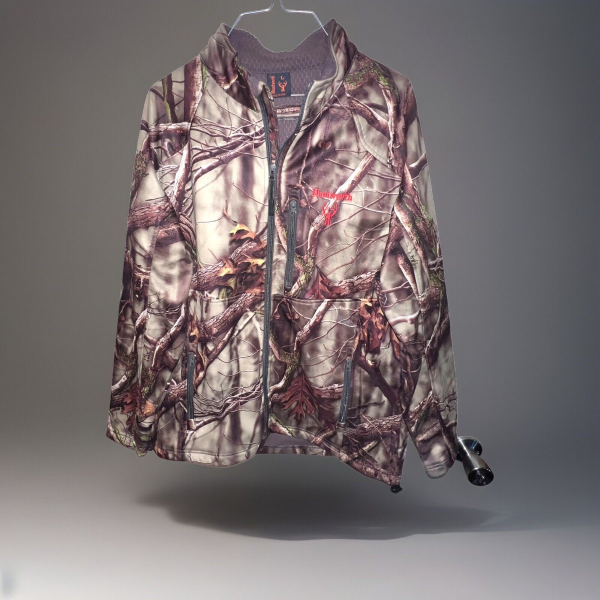 Huntworth Hunting Full Zip Jacket OakTree EVO Camp 3 Zip Pockets