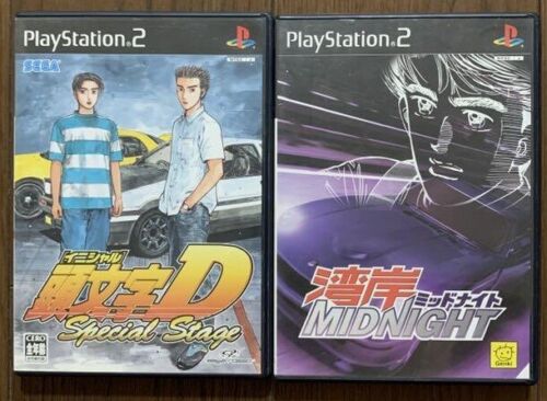 Ps2 Initial D Special Stage Wangan Midnight 2 Game Set Japan Ebay