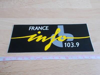 AUTOCOLLANT STICKER AUFKLEBER RADIO FRANCE TOULOUSE 95.2