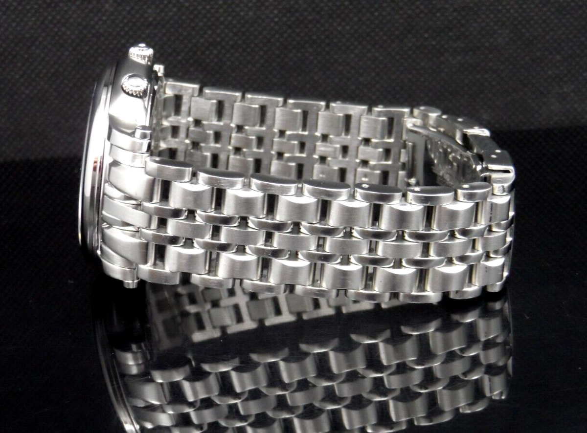 Citizen AP1010-51A Eco Drive Moon Phase 8651 Caliber Silver Tone