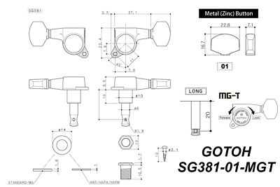 Gotoh SG381-MG-T Cosmo Black | – Music - Foto 2
