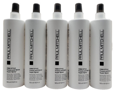 Paul Mitchell Firm Style Freeze and Shine Super Spray 16.9 oz - ''Set of 5''