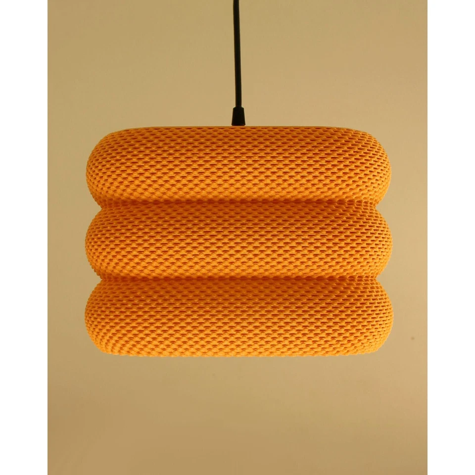 Pantalla de lámpara Lunfardo Clara | Decoración del hogar | Idea de regalo | Geométrica | Colgante Foto 4 de 4