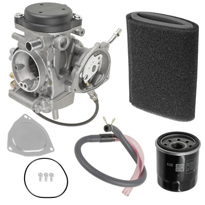 #ad #ad Air Filter amp; Carburetor Kit For Yamaha Kodiak 400 YFM400F Kodiak400 Hunter 04 06 $57.00