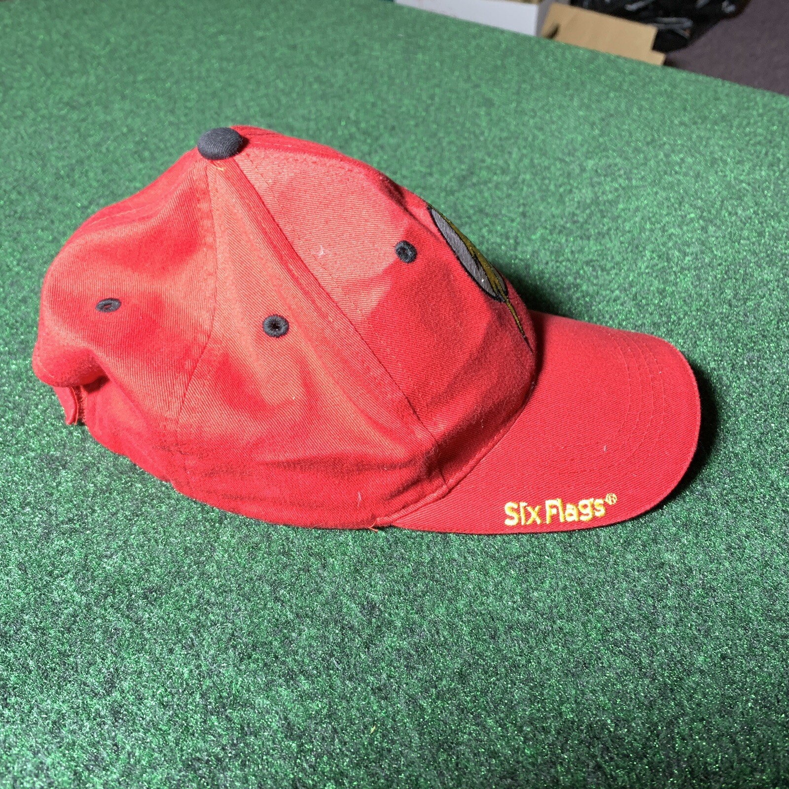 Flash Hat DC Comics Hook Loop Baseball Cap Embroi… - image 2