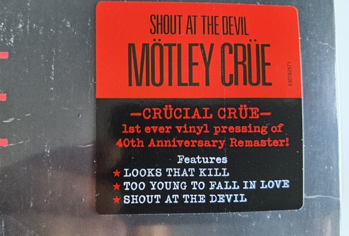 MOTLEY CRUE - SHOUT AT THE DEVIL - LP 33 GIRI - 12" SIGILLATO - Imagen 2 de 3
