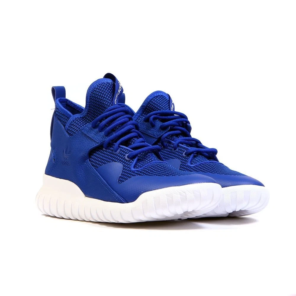 Saml op hit Næste Adidas Originals Tubular X Collegiate Royal Blue/White Sneaker S77844 Size  8 | eBay