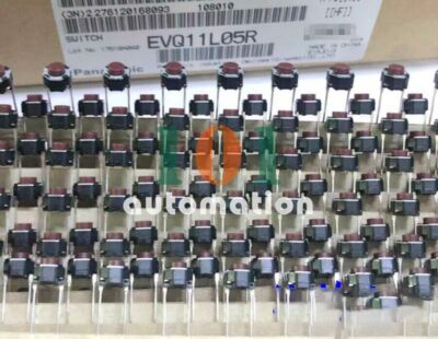 Qty:1000 New EVQ11L05R Light touch switch 6*6*5mm straight plug middle 2 pins #F