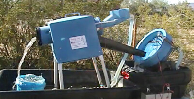 Desert Fox Spiral Wheel / Mt Goat Trommel / Spout Combo - Gold Mining Equipment 