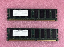 2 X 256MB INFINEON PC-2700 DDR-333 NON-ECC MEMORY HYS64D32300GU-6-B 512MB TOTAL