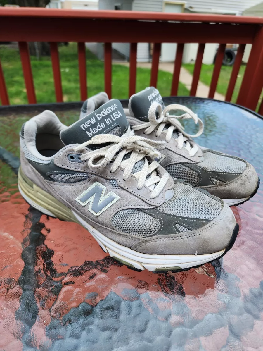 New Balance Made In USA MR993 GL Core Gray Men’s 4E Extra-Wide 9.5 Running Shoes