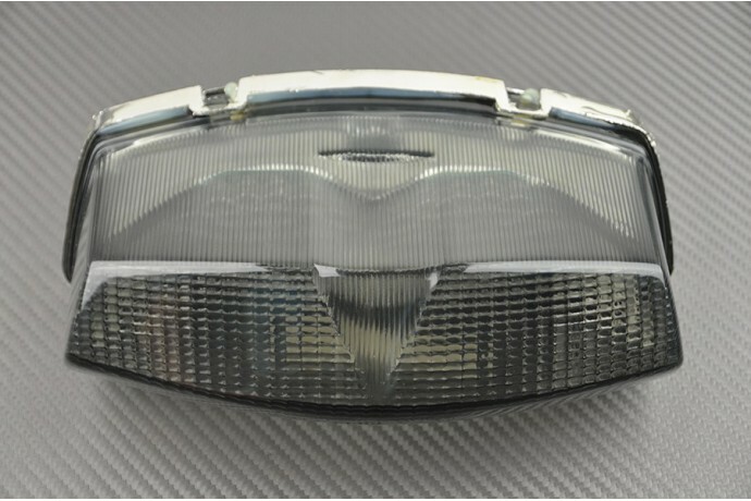 Feu stop LED fumé et clignotants Kawasaki GPZ 500 pour trajets quotidiens et roadtrips