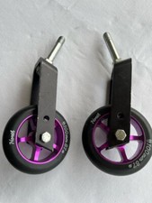 Pair Quickie 2 Manual Wheelchair Caster Wheel 4 and Fork 8.0