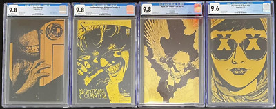 CGC LOT of (4) TINY ONION Gold Foil Variants James Tynion Sandman Wynd #1 (9.8)