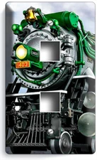 RAILROAD SOUTHERN RAILWAY PS4 STEAM LOCOMOTIVE LIGHT SWITCH OUTLET PLATES DECOR