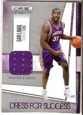 GANI LAWAL ROOKIE JERSEY SERIAL #/299 2010-11 R&S DRESS FOR SUCCESS 11 SUNS