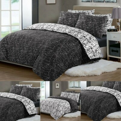 Doppel King Size Bettbezug Set 100% Super Weiche Faser Bettbezüge Bettwäsche-Sets