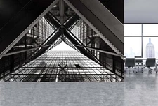 3D City Building A545 Business Wallpaper Wall Mural Self-adhesive Commerce Amy