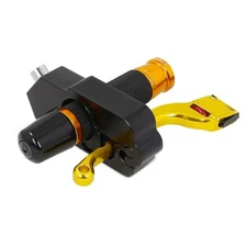 Motorcycle brake clamp lock PT22 handlebar grip lock black