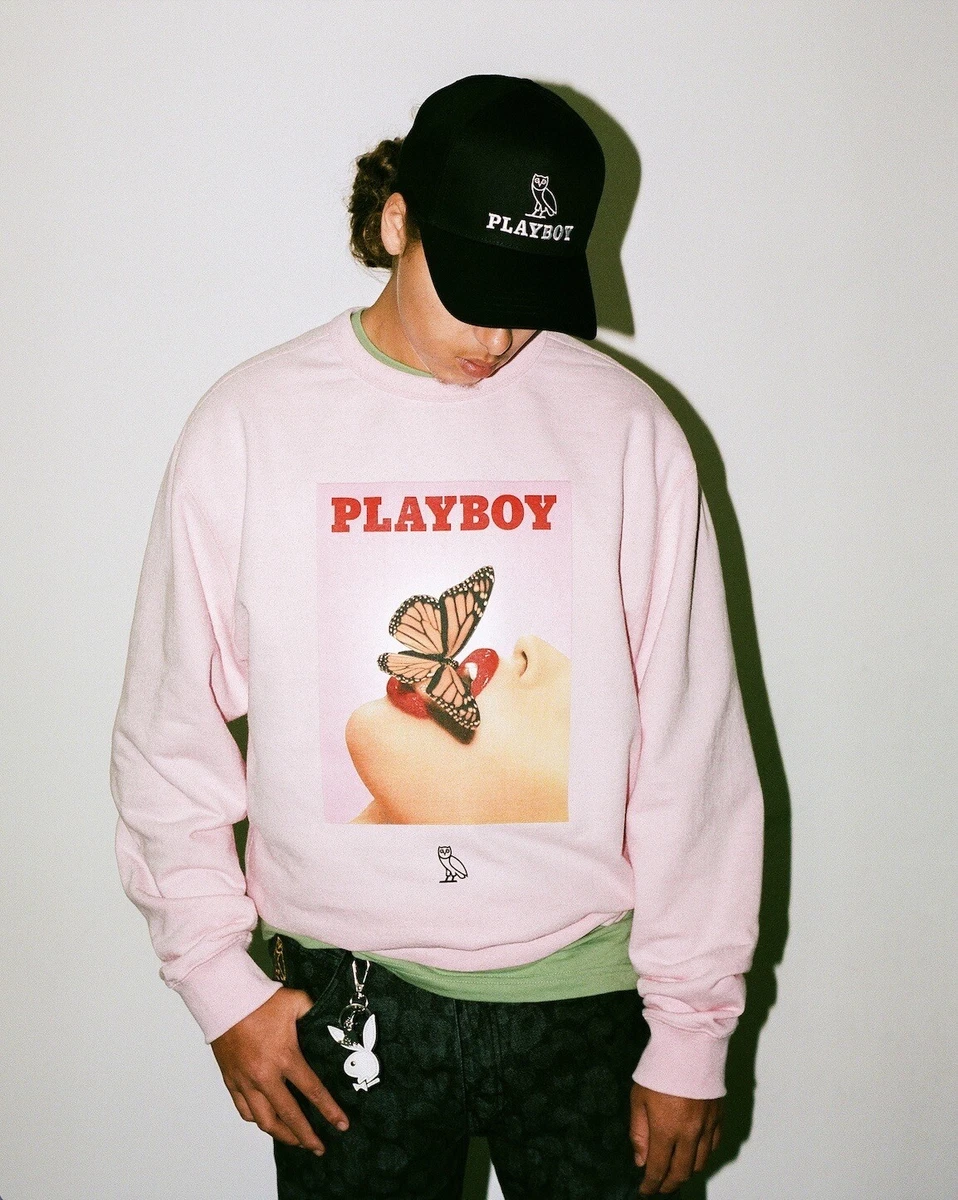 Playboy hoodie with butterfly sales